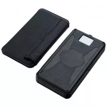 Powerbank portátil PowerNeed ES20000B 20000mAh — 2x USB 5V/2A, 9W, resistente à água, preto, 370 g