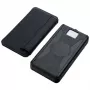 Powerbank portátil PowerNeed ES20000B 20000mAh — 2x USB 5V/2A, 9W, resistente à água, preto, 370 g