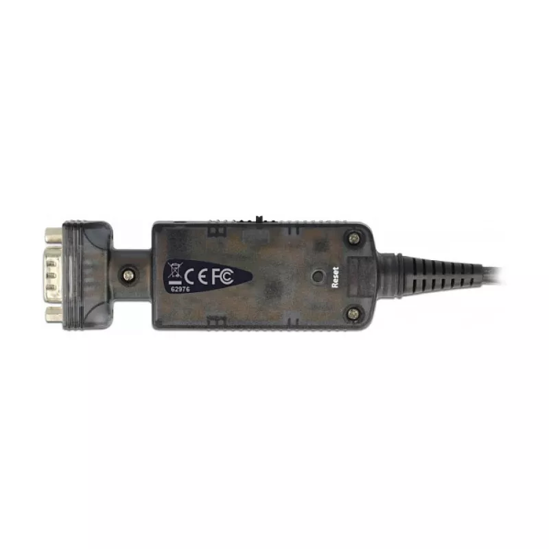 Delock 62976 Conversor série de Ethernet para RS-232, 10/100 Mbps, RJ45 para DB9 macho