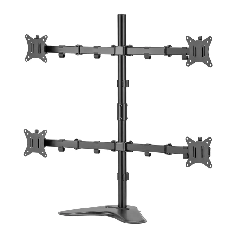 Suporte LCD SBOX LCD-F048-2 para ecrãs de 17–32 polegadas, suporta 4×9 kg, VESA 100×100