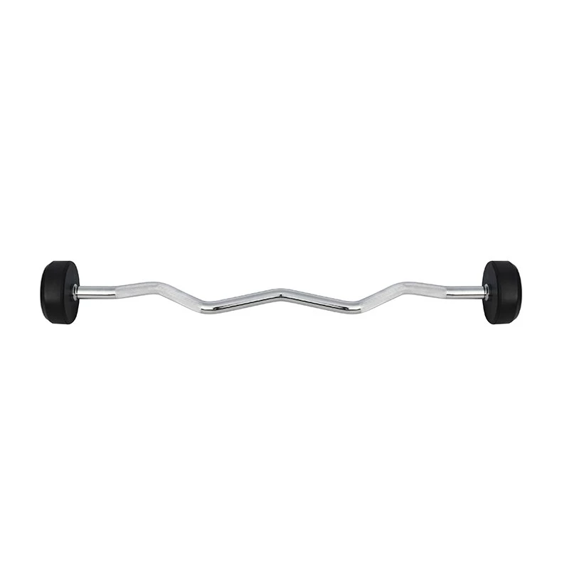 Haltere fixo / barra quebrada com revestimento de borracha HMS GSL15 15 kg