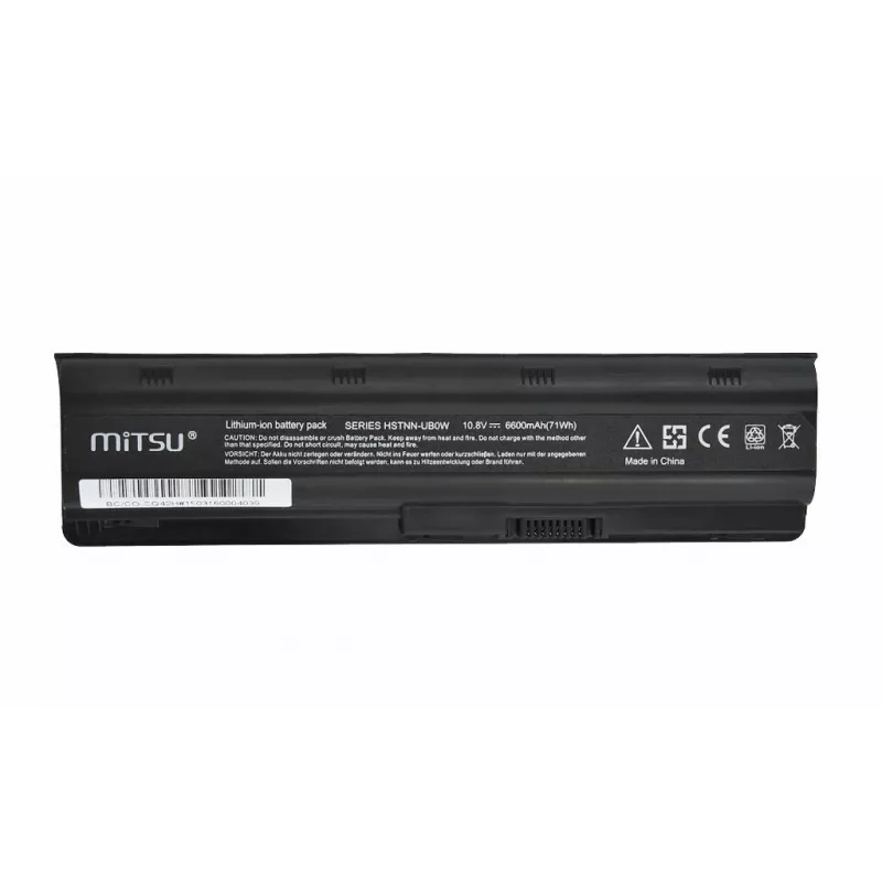 Bateria para Compaq Presario CQ42, CQ62, CQ72 6600 mAh (71 Wh) 10,8 - 11,1 Volt