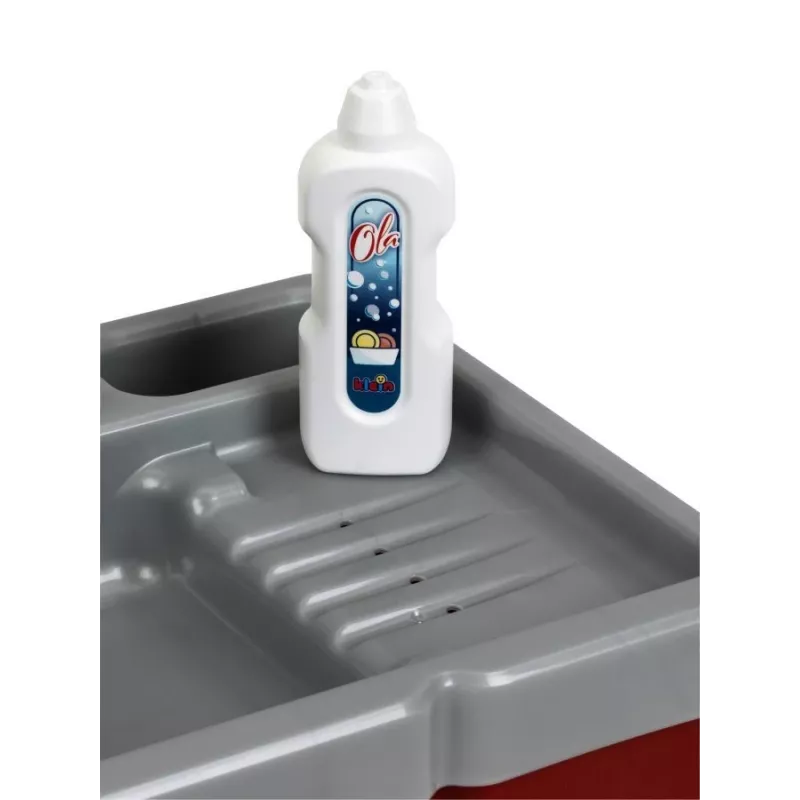 Lava-loiça de brinquedo com função de água e luz KLEIN modelo 7110 – acessório de cozinha de brincar para crianças