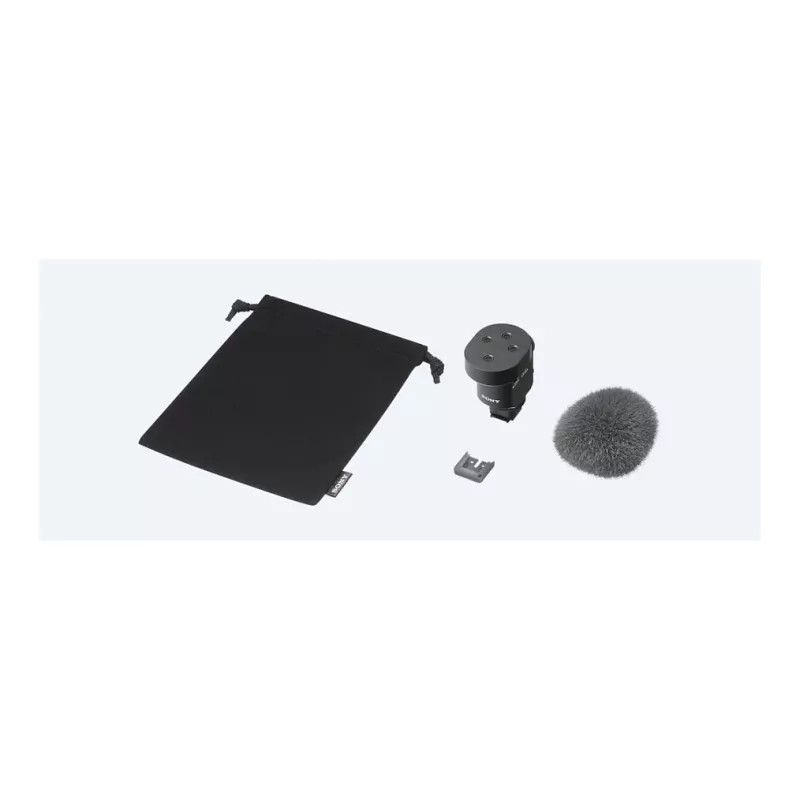 Microfone digital para máquina fotográfica Sony ECM-M1 preto