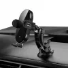Suporte de carro indutivo para smartphones usams US-CD131 15W automático para para-brisas e painel de bordo
