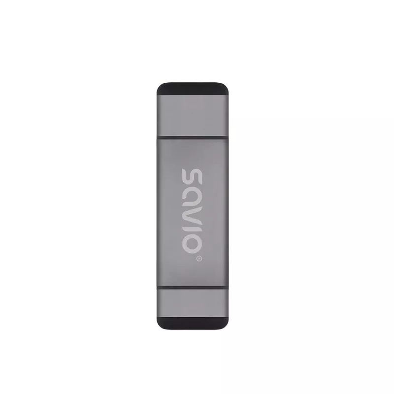 Leitor de cartões SD 3-em-1, USB-C + USB-A 2.0 + Micro-USB