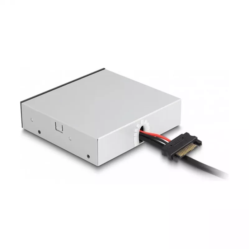 DeLOCK 64208 Hub USB com pin header 19 pinos 5000 Mbit/s preto cinzento