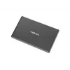 Caixa NATEC RHINO GO USB 3.0 para HDD/SSD SATA de 2,5'', preto alumínio