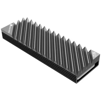 Dissipador/Radiador Jonsbo M.2-3 cinzento preto cinzento 24,4 mm 73 mm 9,6 mm