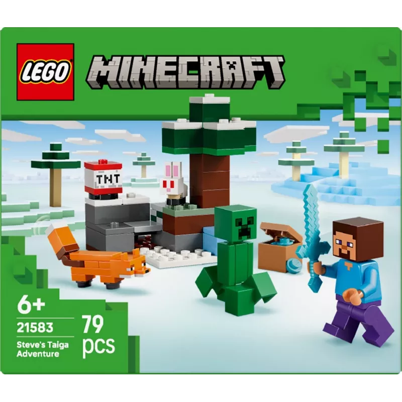 LEGO MINECRAFT 21583 A aventura de Steve na taiga