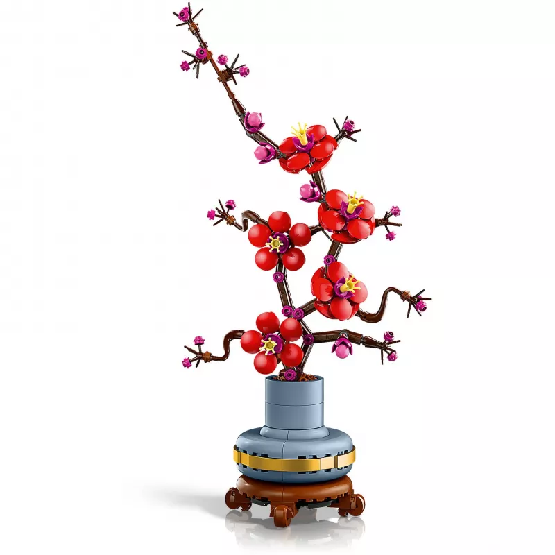 LEGO Icons conjunto de decoração de flores de ameixeira 10369, multicolor