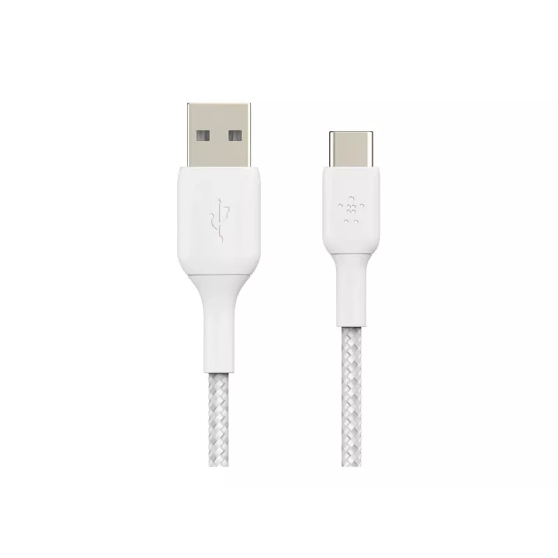 Cabo USB Belkin CAB002BT1MWH 1 m USB A para USB C Branco
