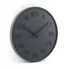 NeXtime 3096GS - Relógio de parede - Relógio de quartzo - Redondo - Cinzento - Madeira - Adultos