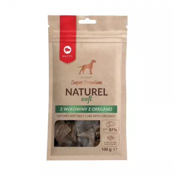 Guloseimas para cães MACED 40-0001-0742 vaca 100 g — snack firme natural, 33,7% de proteína, 22% de gordura