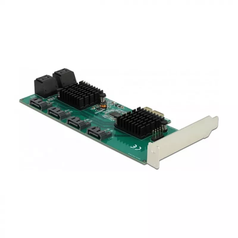 Placa DeLOCK 8 portas SATA PCI Express x1 formato Low-Profile