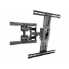 Suporte de parede para TV ART para LCD/LED 40–75 polegadas até 45 kg, inclinável e orientável, altura 52–380 mm, máx. VESA 600x400