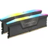 DIMM 64 GB DDR5-6000 (4x 16 GB) Quad-Kit, Memória RAM preta, CMH64GX5M4B6000C36, Vengeance RGB, INTEL XMP