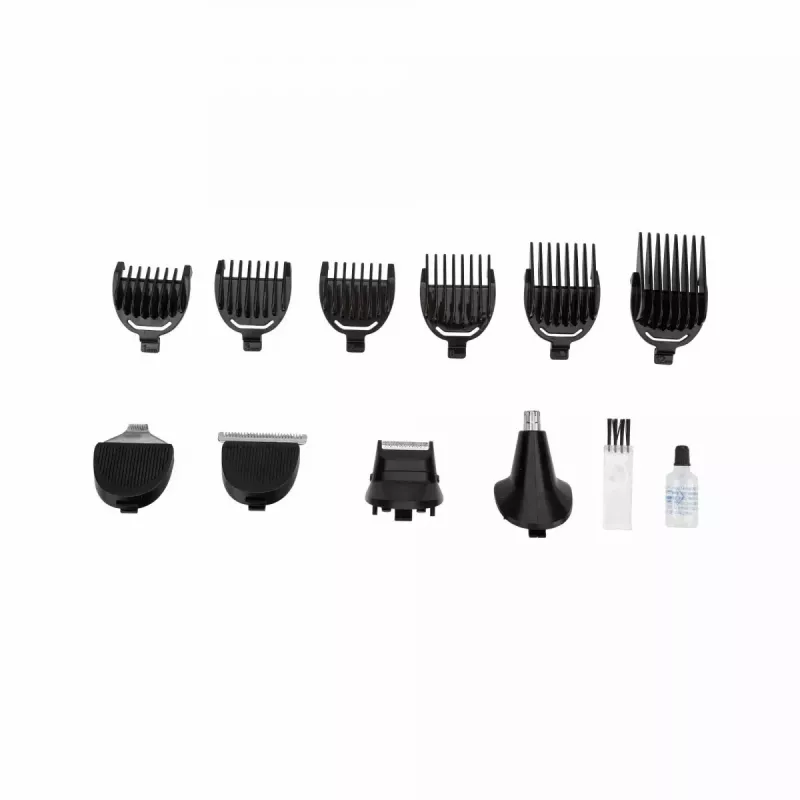 Máquina de cortar cabelo JATA JBCP3538 preta azul 1 mm a 1,2 cm