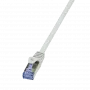 Cabo de rede LogiLink PrimeLine Cat.7 RJ-45 S/FTP 0,25 m cinzento