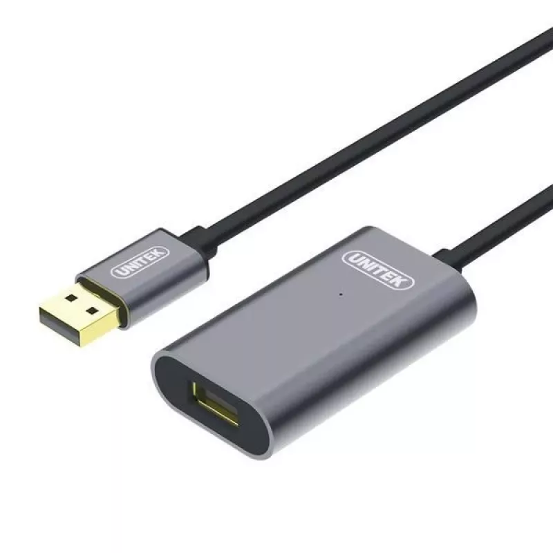 Cabo USB UNITEK Y-271 5 m USB 2.0 cinzento