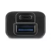 Hub USB 3.2 Gen 1 (3.1 Gen 1) DELOCK 4 portas com host Type-A + Type-C (5000 Mbit/s) preto/transparente