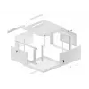 Rack de parede Lanberg WF01-6606-00S 6U cinzento 60 kg de capacidade