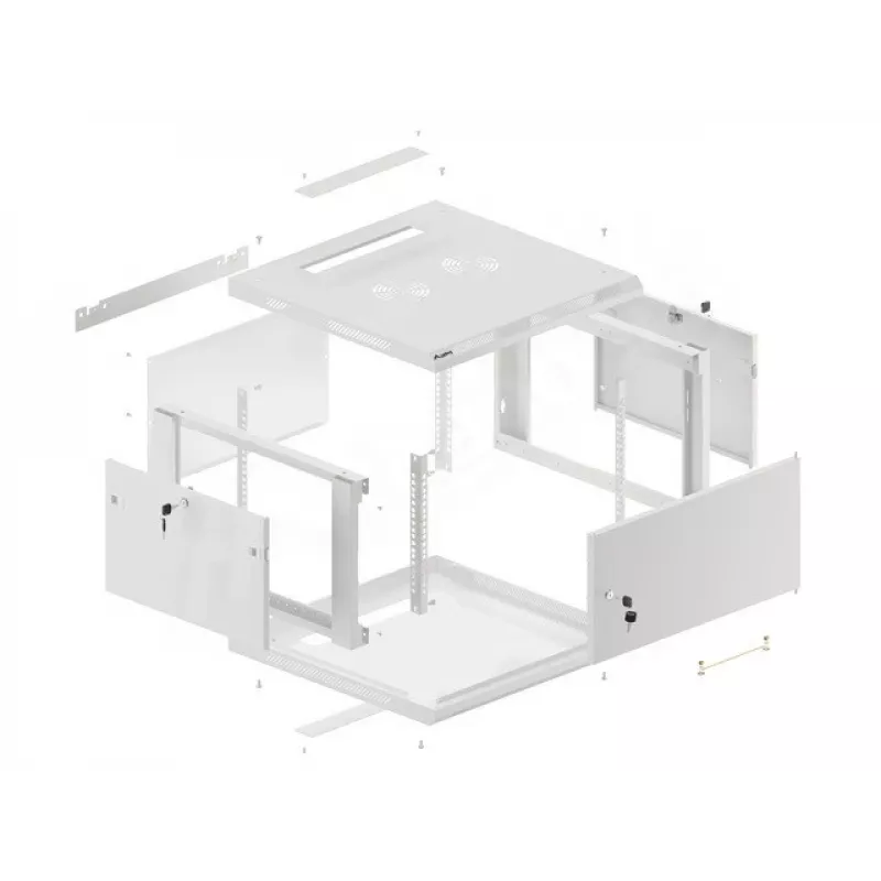 Rack de parede Lanberg WF01-6606-00S 6U cinzento 60 kg de capacidade