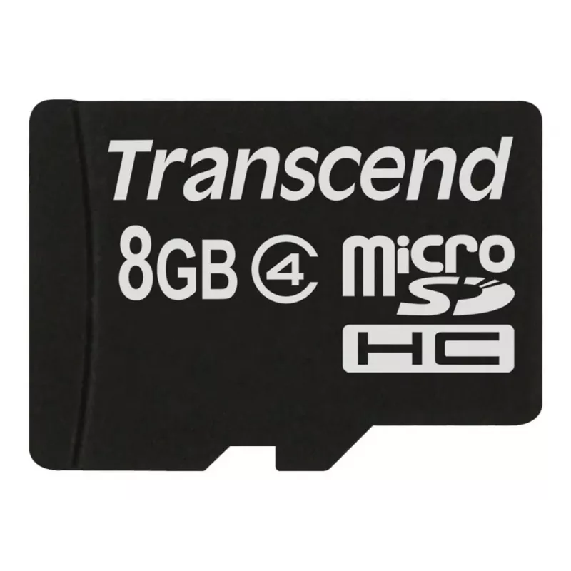 Cartão MicroSDHC Transcend 8GB Class 4 TS8GUSDC4