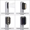 Conjunto de styling de cabelo BABYLISS AS6555E — tecnologia Airflow, 4 níveis de calor, cabo de 2,5 m, prateado/dourado