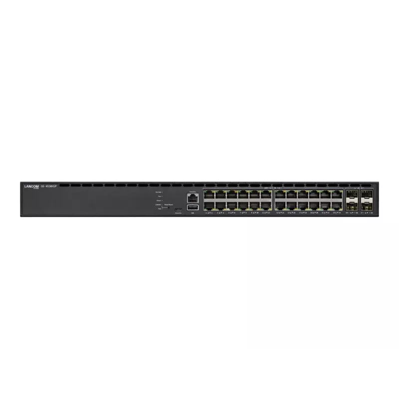 Switch gerido LANCOM GS-4530XUP L3 30x portas Ethernet 2,5G
