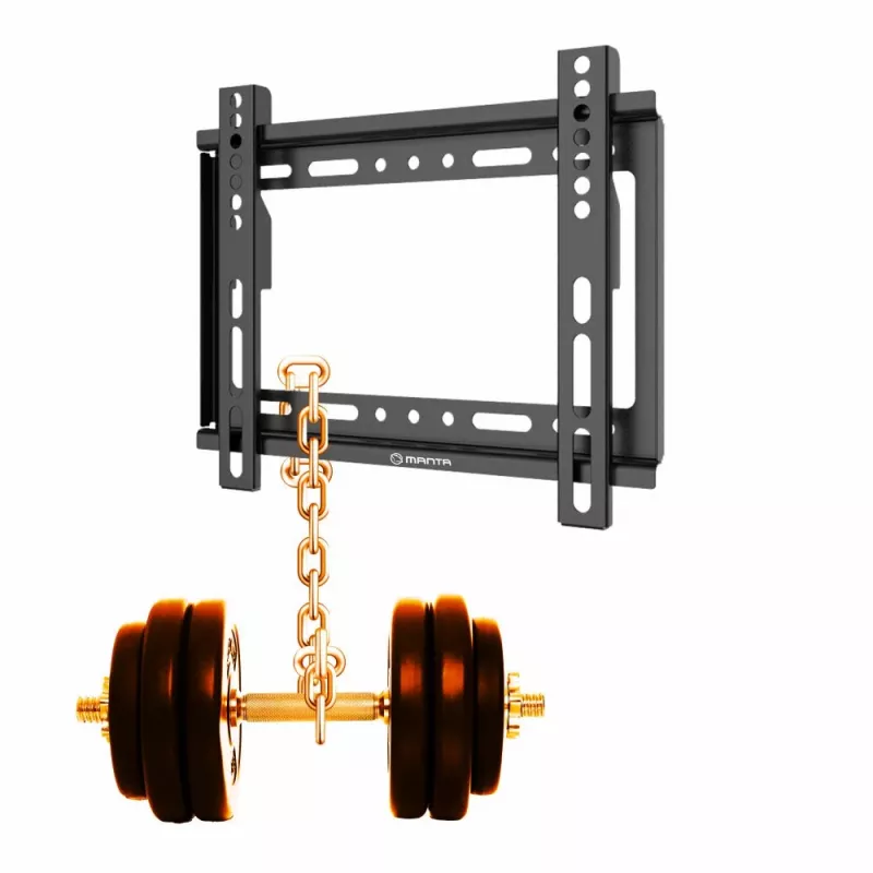 Suporte de parede para TV MANTA P10 para ecrãs de 14–43 polegadas, compatível com VESA