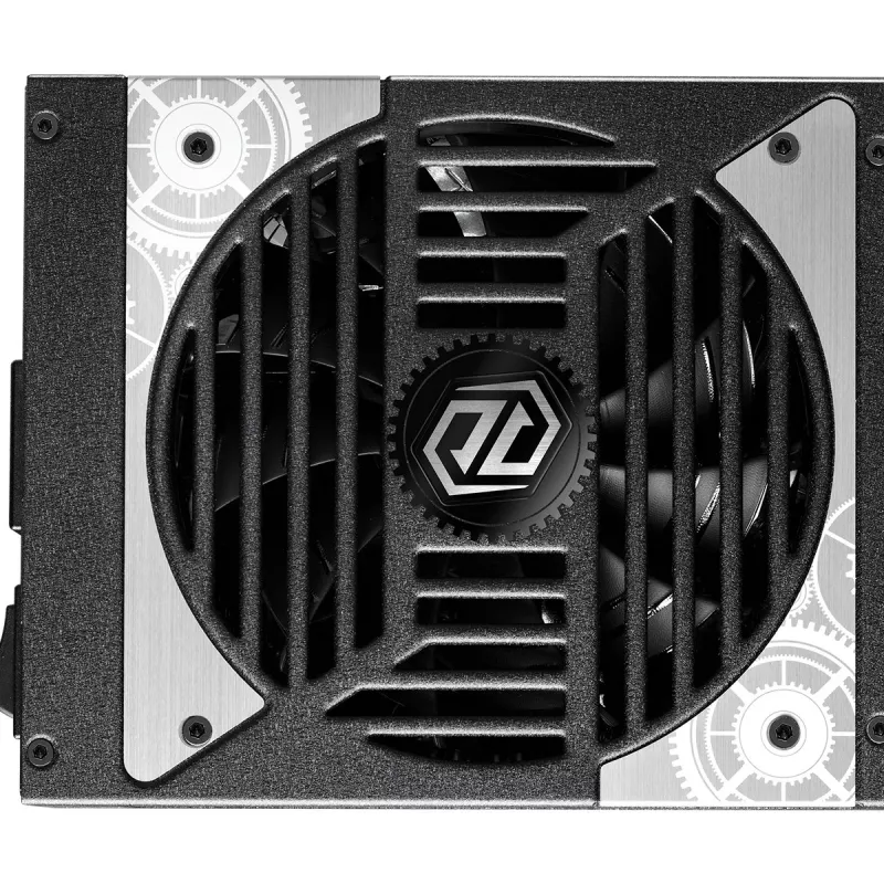 Fonte de alimentação ASROCK Taichi TC-1300T 1300 W 20+4 Pin ATX 80 PLUS Titanium, preta, ventoinha de 135 mm