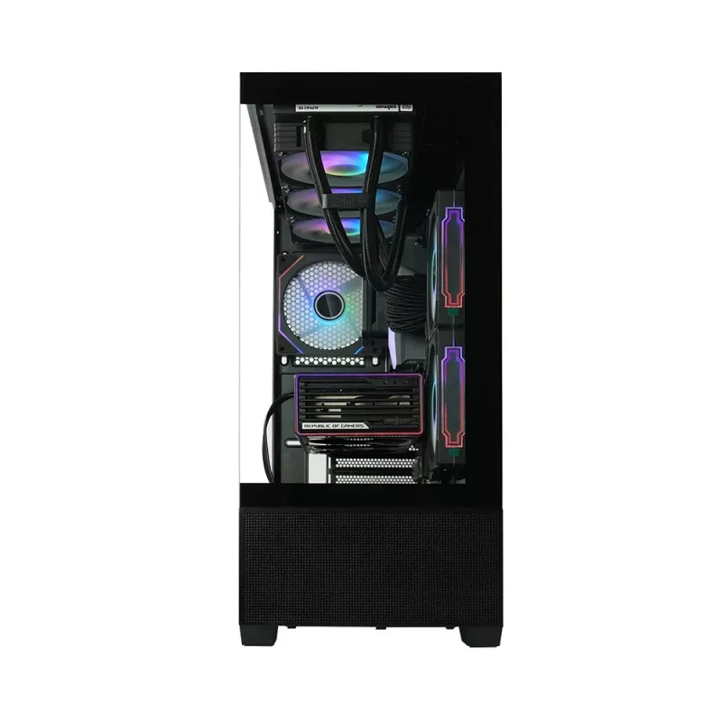 Caixa de PC CHRONIX V2 Mid Tower ventoinhas ARGB x3 preta