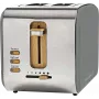 NEDIS N KABT510EGY - Torradeira, 2 ranhuras largas, Soft-Touch, cinzento (KABT510EGY)