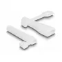 Tampa antipoeira DeLOCK para ficha USB Type-A e ficha Apple Lightning, conjunto 2 unid. branco