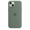 Apple iPhone 15 Plus Capa de silicone com MagSafe - Cypress