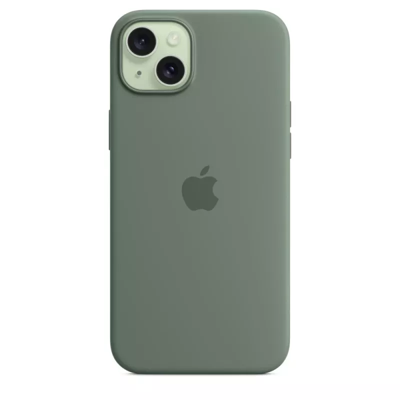 Apple iPhone 15 Plus Capa de silicone com MagSafe - Cypress