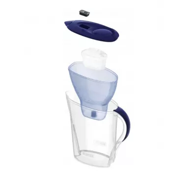 Jarra filtrante de água BRITA Marella 2,4 l com 3 cartuchos Pure Performance, Maxtra Pro, azul
