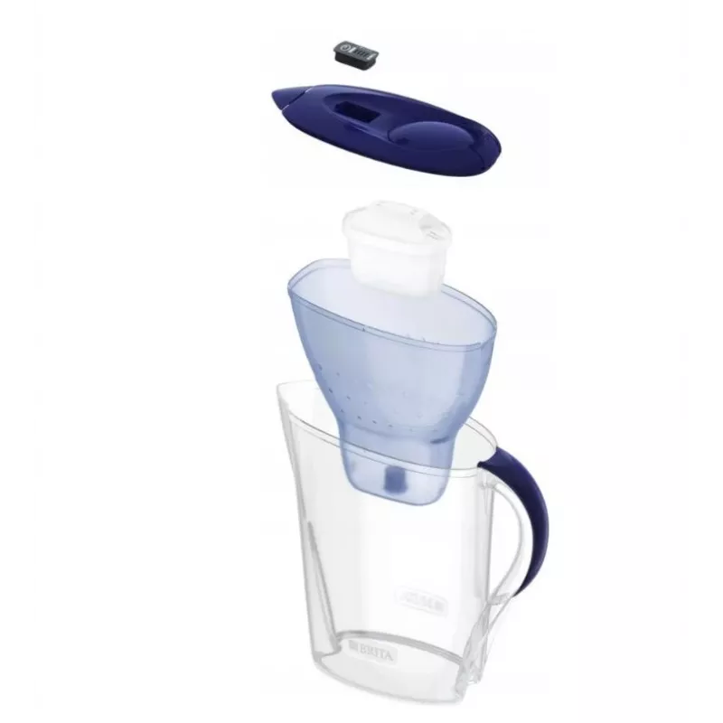 Jarra filtrante de água BRITA Marella 2,4 l com 3 cartuchos Pure Performance, Maxtra Pro, azul