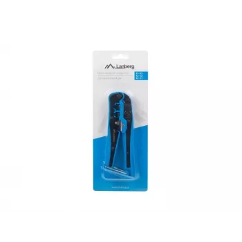 Lanberg NT-0202 Ferramenta de crimpagem para RJ45/RJ12/RJ11, preto/azul