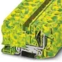 Borne de terra de mola Phoenix Contact ST 35-PE verde-amarelo 10 peças (3036194)