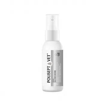 Spray para feridas JM Sante Polisept Vet 50 ml para cães e gatos, frasco de plástico de 50 ml