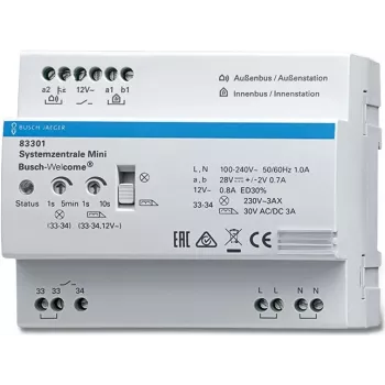 Busch-Jaeger 83301 unidade central de controlo Smart Home Wired (2CKA008300A0462)