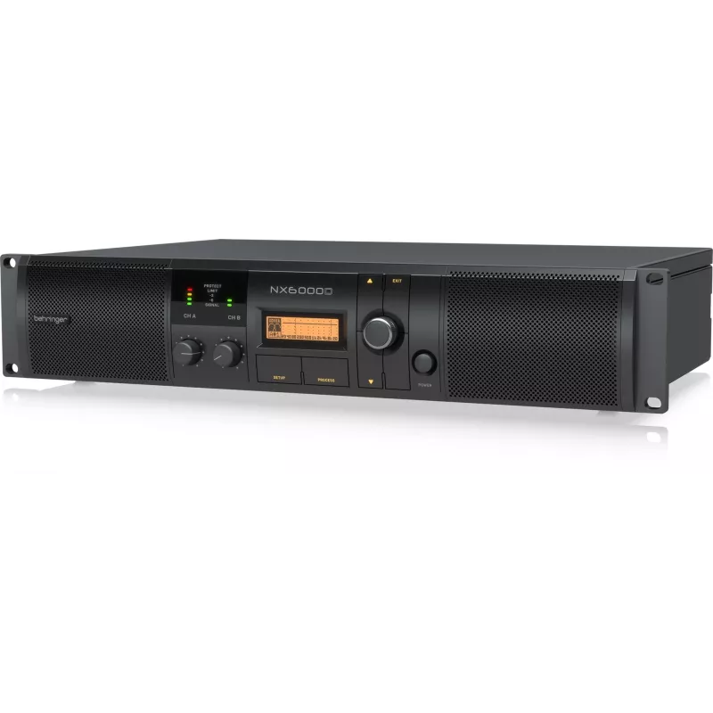 Behringer NX6000D amplificador de áudio 2.0 canais doméstico preto