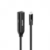 Cabo de extensão Unitek U1335ABK01 USB-C macho para fêmea, 10 Gbit/s, 5 m, preto