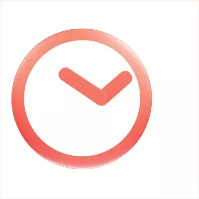 NeXtime Relógio 2615ro Focus, Ø25 cm, relógio de parede, branco/vermelho