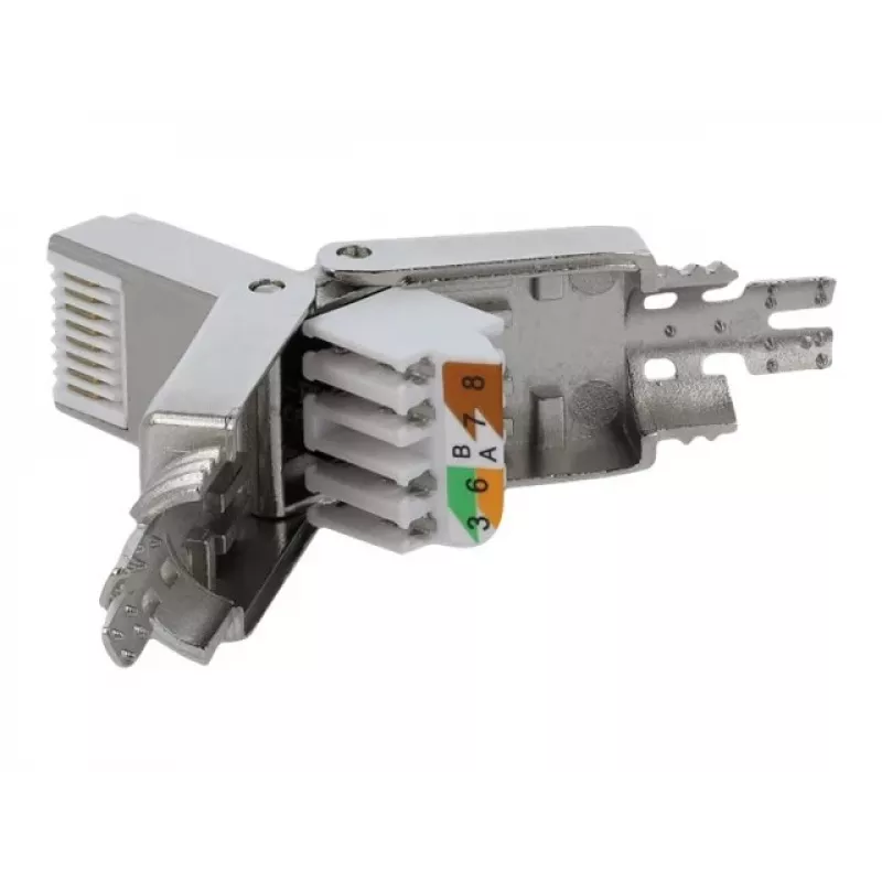 Conector de cabo DeLOCK 86477 RJ-45 cinzento