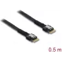 Cabo DELOCK PCIe 4.0 slim SAS SFF-8654 4i 0,5 m