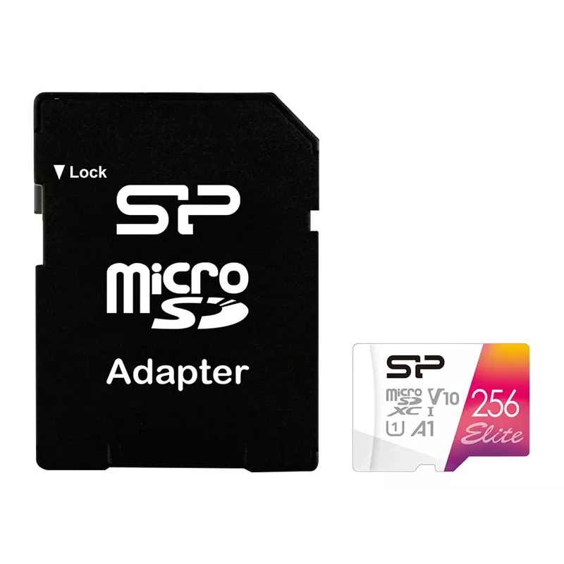 Memória flash Silicon Power 256 GB microSDXC UHS-I Elite