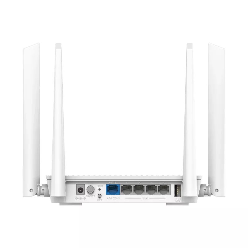 Router de secretária Cudy WR3000P Wi‑Fi 6 Dual-Band 2,4/5 GHz, 2,5 Gigabit Ethernet, 3 portas LAN, branco